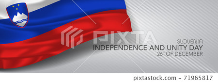Slovenia independence and unity day vector banner, greeting card Slovenia independence and unity day vector banner, greeting card 71965817