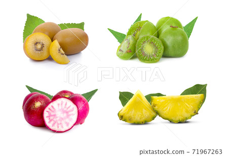 fruits an isolated on the white background fruits an isolated on the white background 71967263