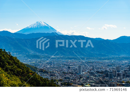 富士和甲府盆地 富士和甲府盆地 71969146