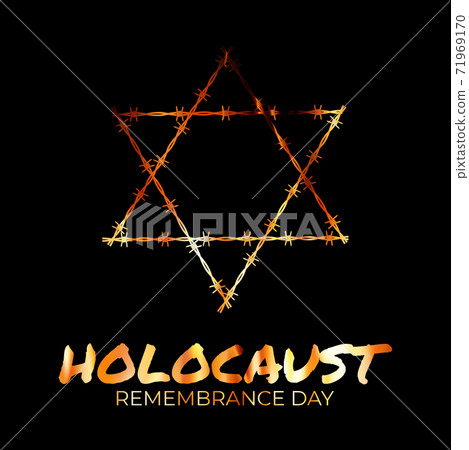 International holocaust remembrance day background. Vector Illustration International holocaust remembrance day background. Vector Illustration 71969170