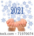 hands, woman, greetings 71970074