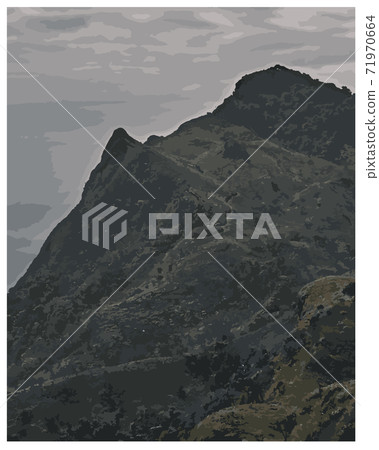 Mountain vector illustration landscape Mountain vector illustration landscape 71970664