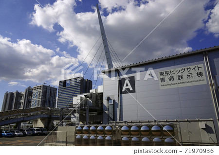 東京國際展示場 青見展覽館 照片素材 圖片 圖庫