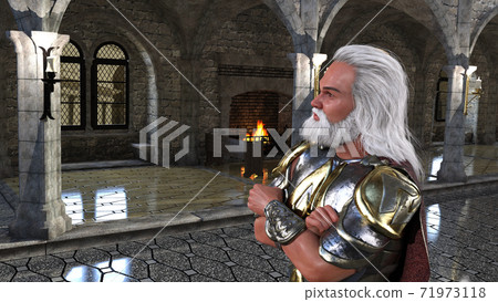 King Solomon. The richest king of the people of Israel, with knowledge and wisdom. 3D Illustration, 3D Rendering, 3D Art. King Solomon. The richest king of the people of Israel, with knowledge and wisdom. 3D Illustration, 3D Rendering, 3D Art. 71973118