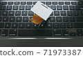Online classroom concept for online education 3D rendering 71973387