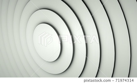 Background with a pattern of many rings, computer generated. 3d rendering of circle set Background with a pattern of many rings, computer generated. 3d rendering of circle set 71974314