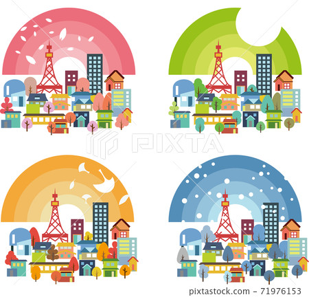 感受春，夏，秋，冬四個季節的城市風光 71976153