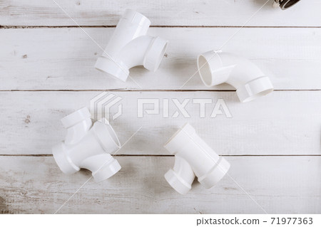 Parts of pvc plumbing pipes corners for water pipelines sewerage 71977363