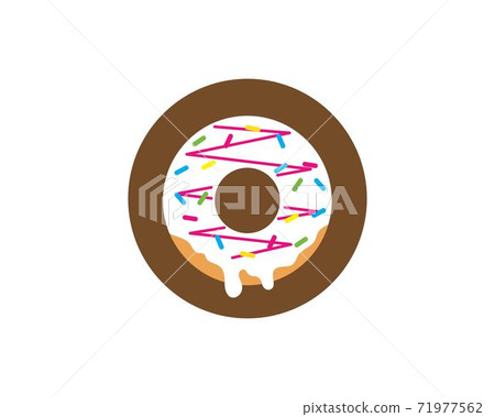 donuts vector,icon,logo illustration 71977562
