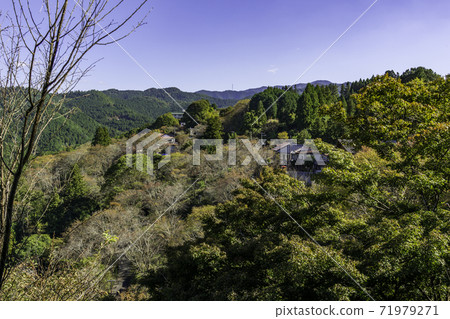奈良縣吉野郡吉野町吉野山脈 71979271