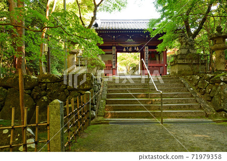 Japan's first Bishamonten, Shintozan Temple Sanmon (Niomon), Takatsuki City Japan's first Bishamonten, Shintozan Temple Sanmon (Niomon), Takatsuki City 71979358
