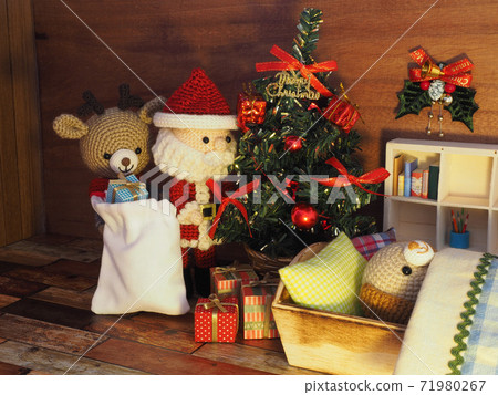 Santa and reindeer amigurumi Christmas 71980267