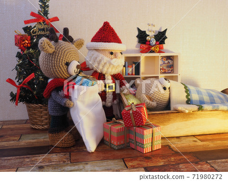 Santa and reindeer amigurumi Christmas 71980272