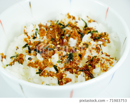 Rice sprinkled with bonito Rice sprinkled with bonito 71983753