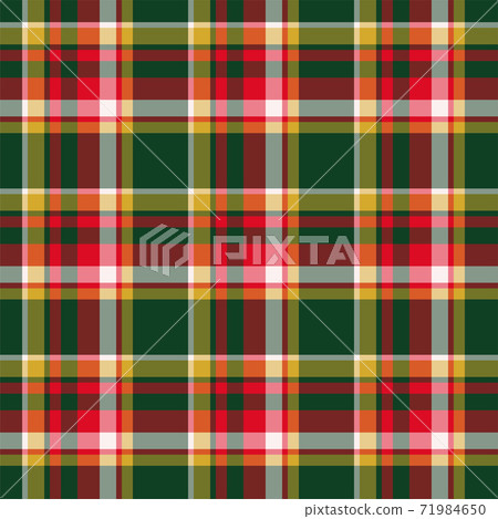 Plaid seamless pattern. Vector background of textile ornament. Flat fabric design. Plaid seamless pattern. Vector background of textile ornament. Flat fabric design. 71984650