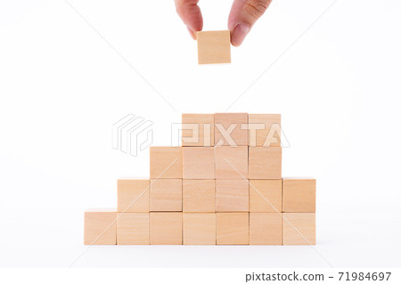 Next to the building blocks 71984697