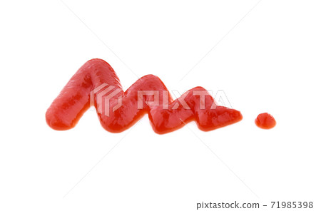 tomato sauce isolated on white background tomato sauce isolated on white background 71985398