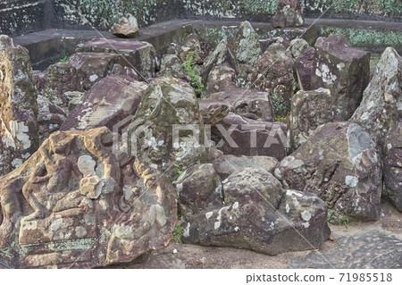 柬埔寨廢墟雕像世界遺產 71985518