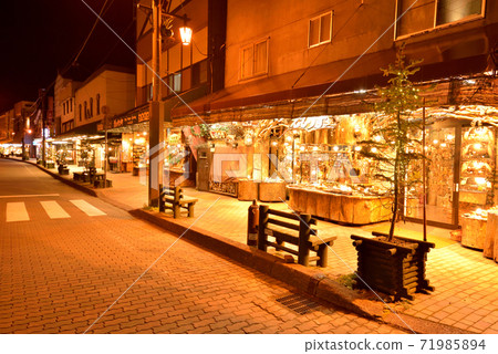 北海道Ku路市阿寒町阿寒湖溫泉之夜 71985894