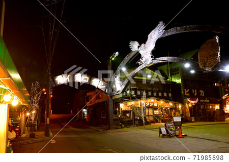 Ainu Kotan at night Akanko Onsen Akanko Onsen, Akancho, Kushiro City, Hokkaido Ainu Kotan at night Akanko Onsen Akanko Onsen, Akancho, Kushiro City, Hokkaido 71985898