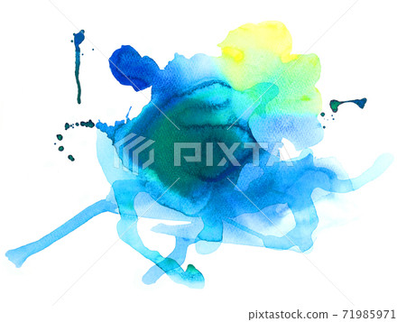 Refreshing blue watercolor texture-there are multiple variations Refreshing blue watercolor texture-there are multiple variations 71985971