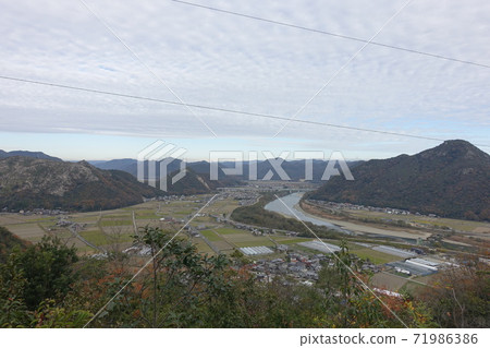 View of Otakadaiyama in Ako City, Hyogo Prefecture, Japan View of Otakadaiyama in Ako City, Hyogo Prefecture, Japan 71986386