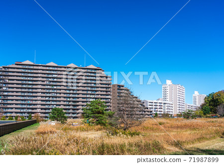 Large natural environment and condominium district 71987899