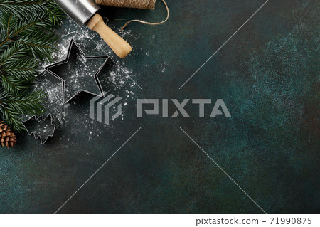 Making homemade gingerbread cookies for Christmas Making homemade gingerbread cookies for Christmas 71990875