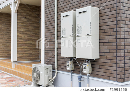 Building_new apartment entrance approach outer wall 71991366