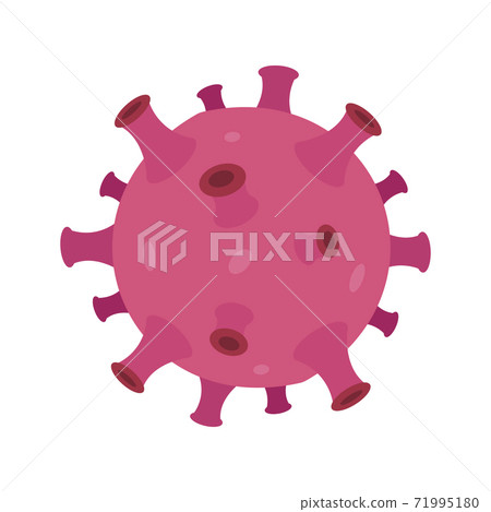 Virus microorganism bacteria, 2019-ncov flu icon, respiratory pathogen 71995180