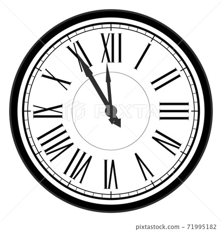 Five minutes to midnight, new year celebration Five minutes to midnight, new year celebration 71995182