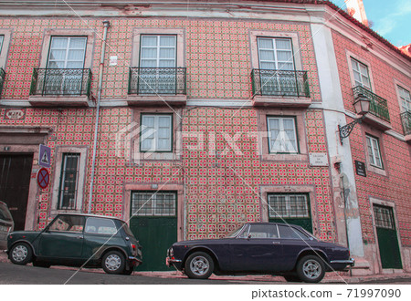 Porto in Portugal colorful old buildings and landmarks with traditional portuguese tiles on the facades Porto in Portugal colorful old buildings and landmarks with traditional portuguese tiles on the facades 71997090