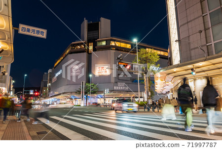 京都四條河原町夜景 71997787