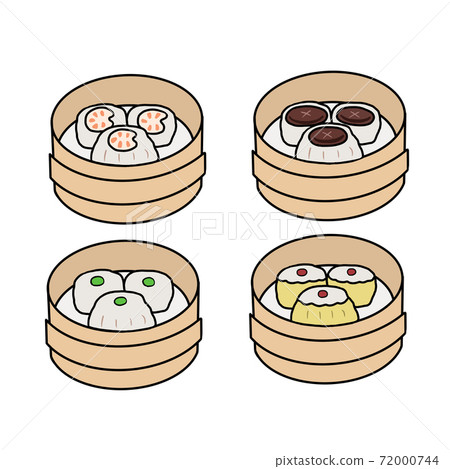 Dim sum Shumai illustration Dim sum Shumai illustration 72000744