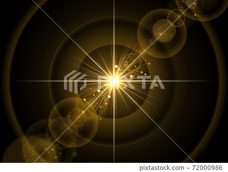 Glittering lens flare and glitter of light Glittering lens flare and glitter of light 72000986
