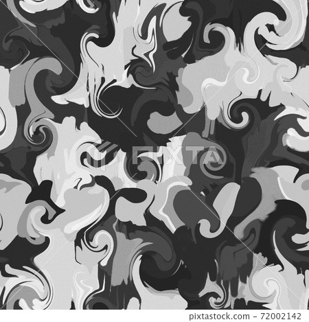 Abstract swirl brush strokes background. Seamless pattern. 72002142