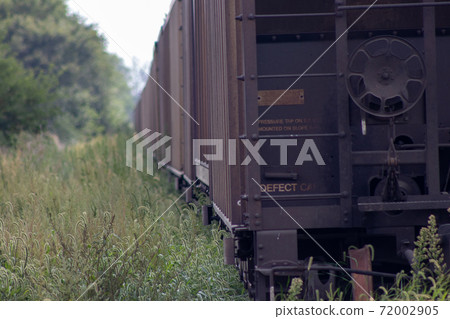 Old Abandon Black Rail Road Car in county Old Abandon Black Rail Road Car in county 72002905