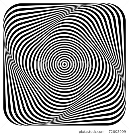 Abstract illusion of 3D whirl movement. 72002909