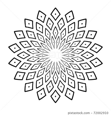 Abstract decorative circle design element. Abstract decorative circle design element. 72002910