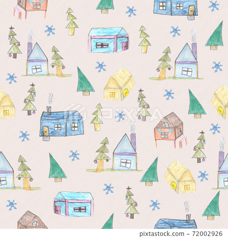 Christmas New Year holiday seamless pattern Christmas New Year holiday seamless pattern 72002926