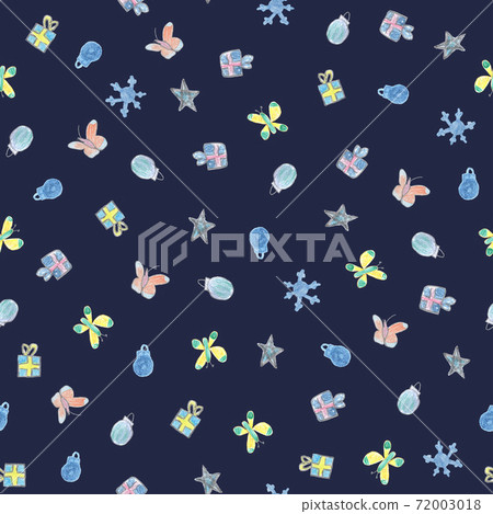Christmas New Year holiday seamless pattern Christmas New Year holiday seamless pattern 72003018