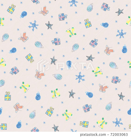 Christmas New Year holiday seamless pattern 72003063