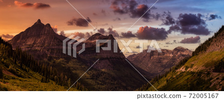 Panoramic View of American Rockies 72005167
