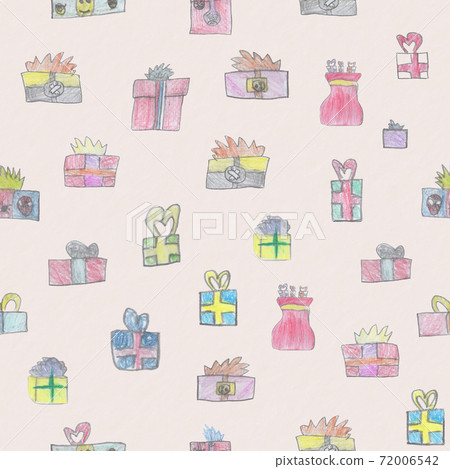 Christmas New Year holiday seamless pattern image Christmas New Year holiday seamless pattern image 72006542