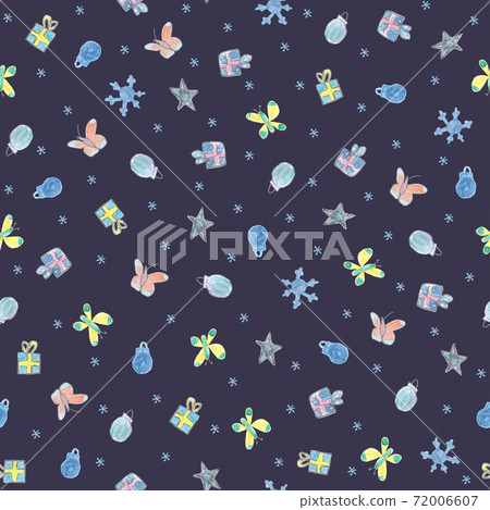 Christmas New Year holiday seamless pattern image 72006607