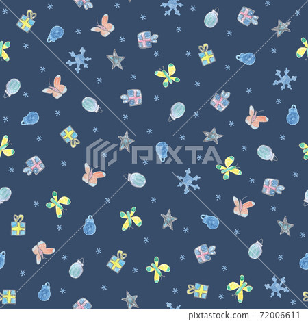 Christmas New Year holiday seamless pattern image Christmas New Year holiday seamless pattern image 72006611