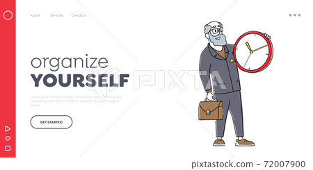 Time Management, Procrastination, Lack of Time Landing Page Template. Deadline, Business Working Process Organization Time Management, Procrastination, Lack of Time Landing Page Template. Deadline, Business Working Process Organization 72007900
