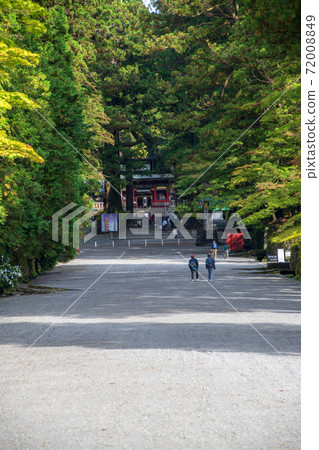 Nikko Toshogu Shrine near Rinnoji Temple, a walk through the autumn scenery, autumn scenery 72008849