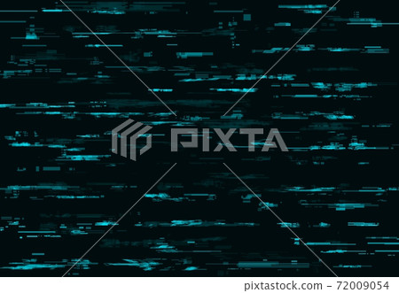 Blue glitch background with digital pixel noise Blue glitch background with digital pixel noise 72009054