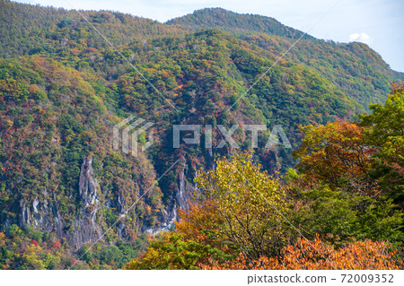 Nikko Akechidaira Autumn leaves scenery from the vicinity of the parking lot Autumn scenery Nikko Akechidaira Autumn leaves scenery from the vicinity of the parking lot Autumn scenery 72009352